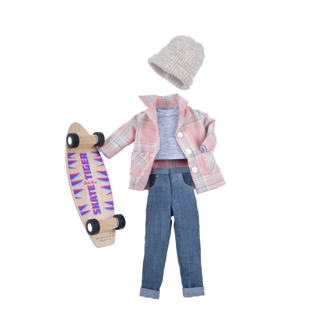 Street Outfit mit Skateboard