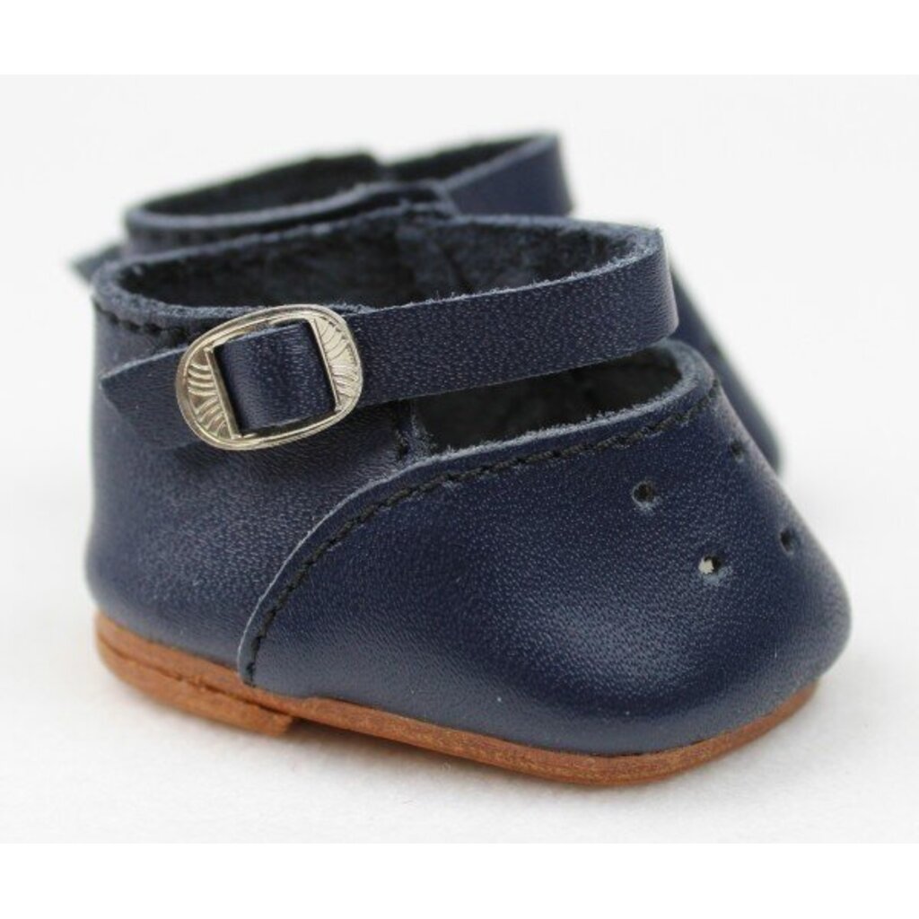 Leder Spangenschuhe marine 35 cm Leder Spangenschuhe marine 35 cm