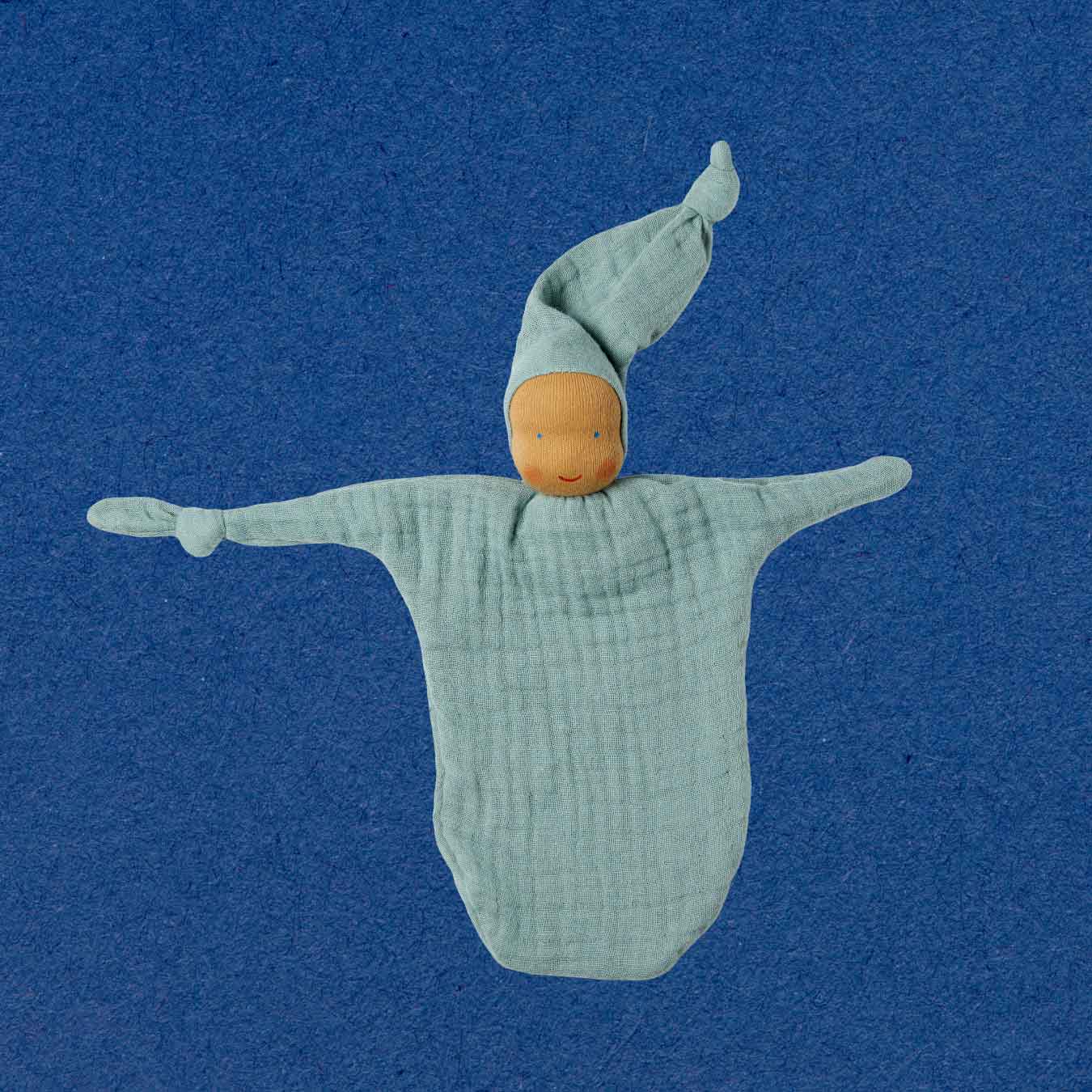 Waldorfwichtel klein turquoise