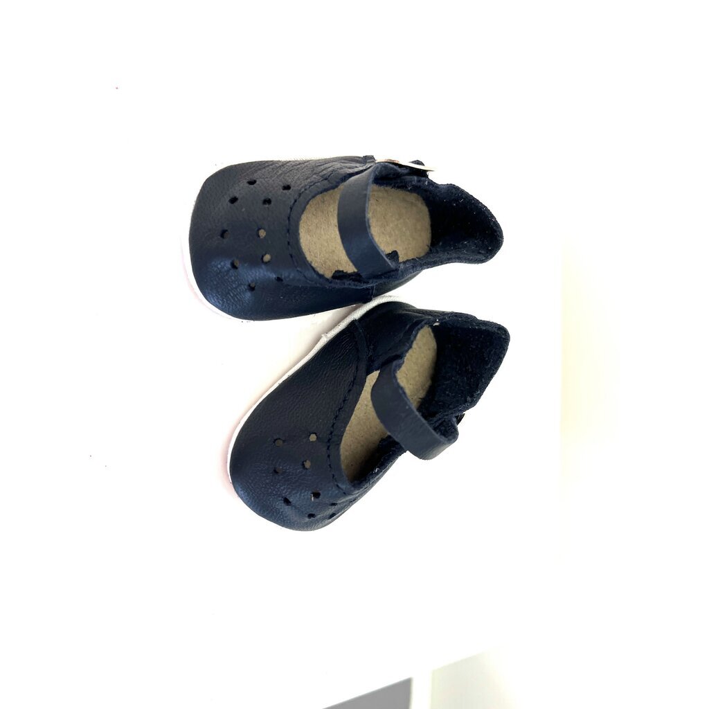 Spangenschuhe blau/weiß´43 cm